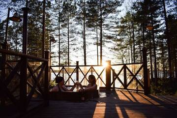 Фото номера Вилла - Рядом с пляжем Виллы Puruvesi Holiday Villas, Kalliohovi г. Hiukkajoki 23